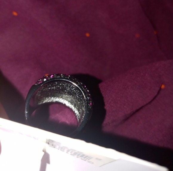 NWT Michela Currone studded purple and silver ring - Picture 5 of 9